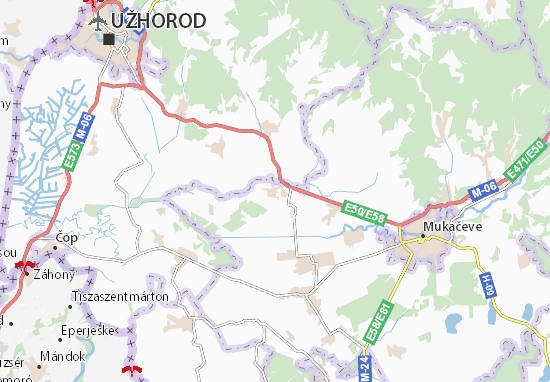Karte Stadtplan Znjačeve
