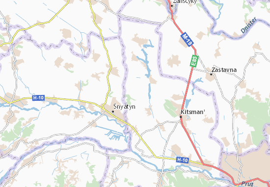 Khlivyshche Map