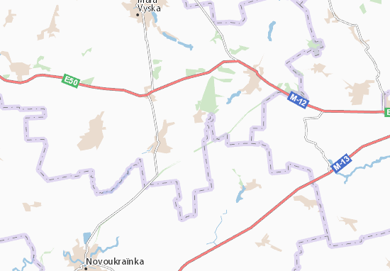 Mapa Novokrasne