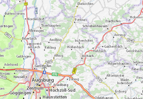 Kaart Plattegrond Hollenbach