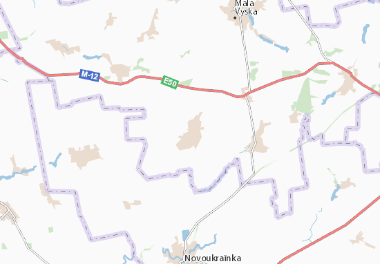 Karte Stadtplan Zlynka