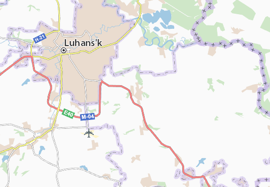 Kaart Plattegrond Novosvitlivka