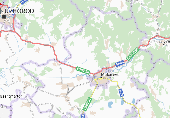 Kaart Plattegrond Zhukovo