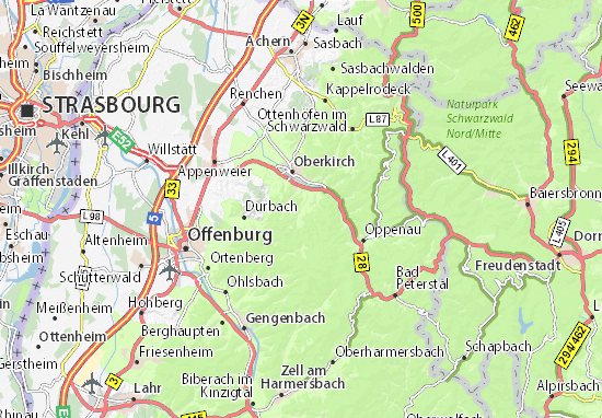 Karte Stadtplan Ödsbach