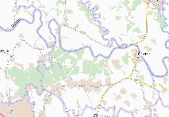 Karte Stadtplan Rashkiv