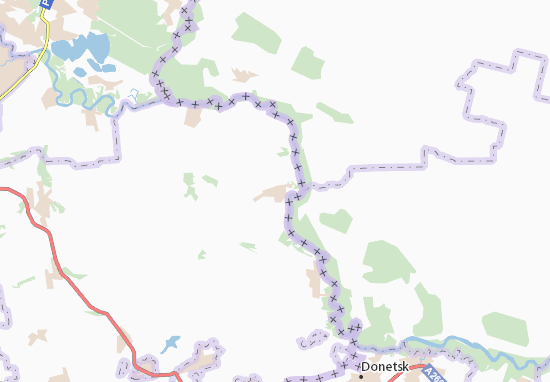 Karte Stadtplan Davydo-Mykil&#x27;s&#x27;ke
