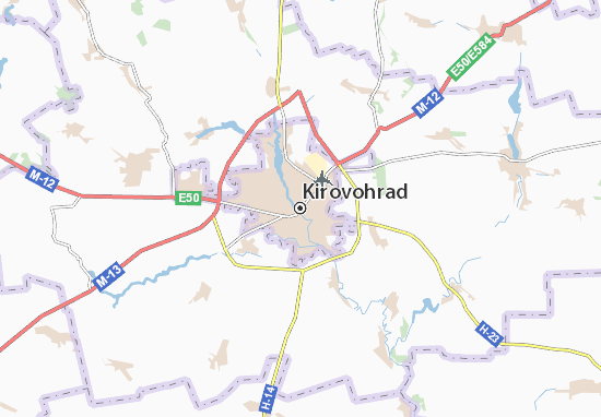 Mapa Kirovohrad