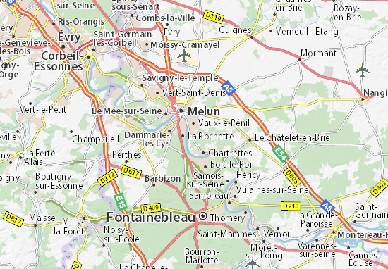 Kaart Plattegrond Livry-sur-Seine
