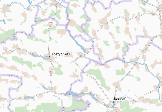 Karte Stadtplan Trostyanchyk