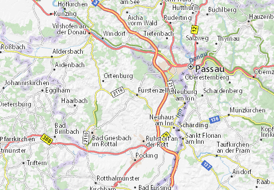 Fürstenzell Map