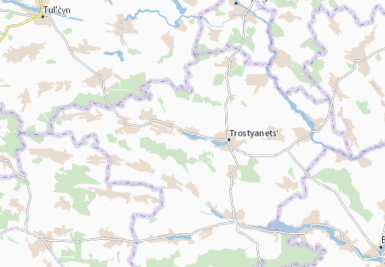 Mapa Letkivka