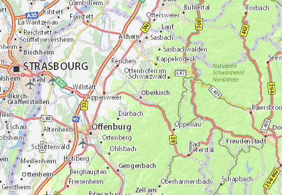 Mapas-Planos Oberkirch
