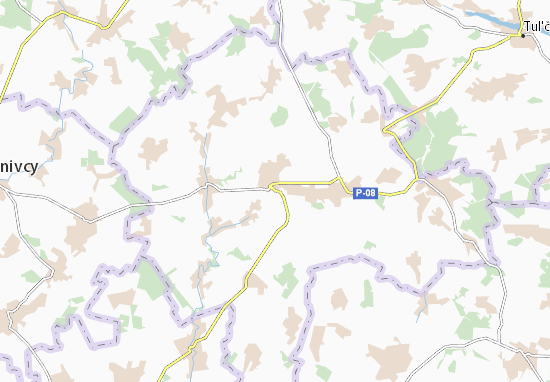 Kaart Plattegrond Yaryshivka