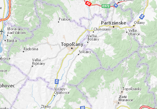 Karte Stadtplan Solčany