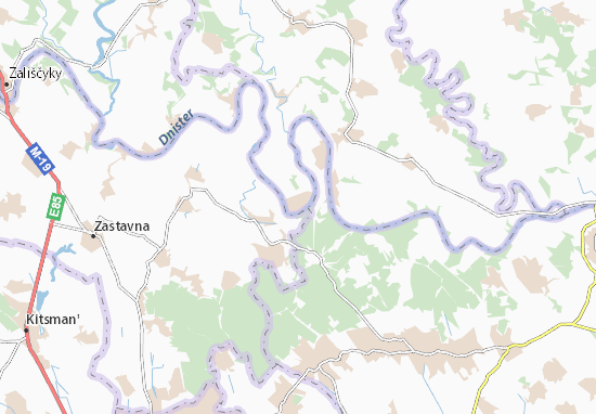 Horoshova Map