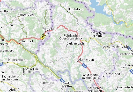 Sarleinsbach Map