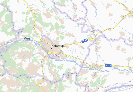 Kaart Plattegrond Tsenyava