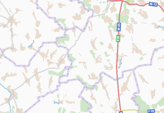 Posukhivka Map