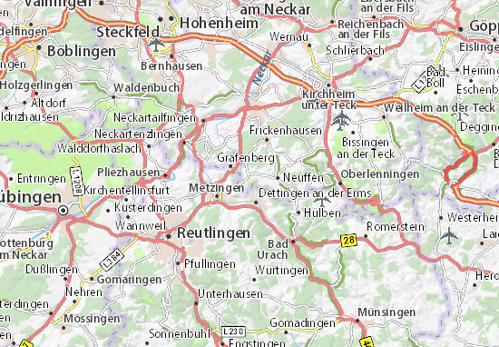 Karte Stadtplan Kohlberg