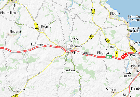 Guingamp Map