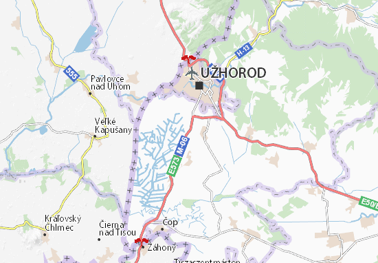 Karte Stadtplan Kholmok