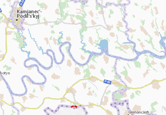 Karte Stadtplan Rohizna