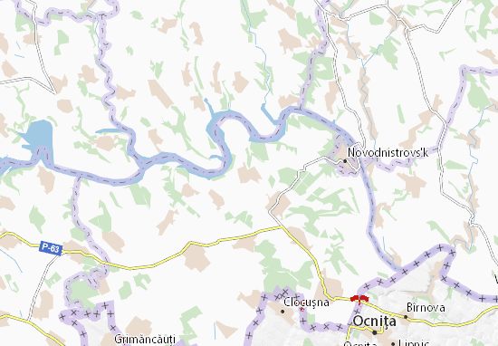 Kaart Plattegrond Mykhalkove