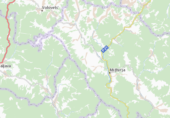 Kaart Plattegrond Tyushka