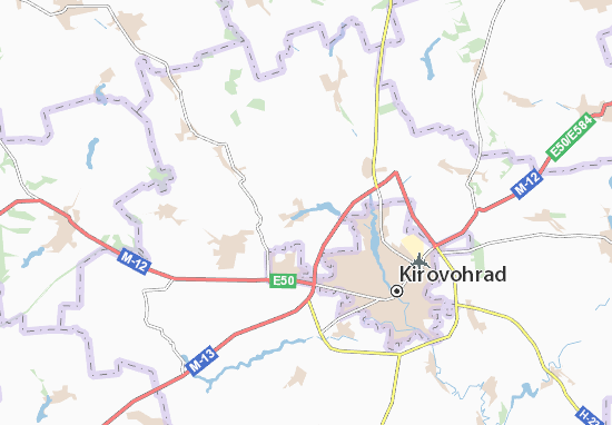 Karte Stadtplan Oboznivka