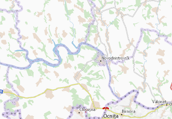 Karte Stadtplan Lomachyntsi