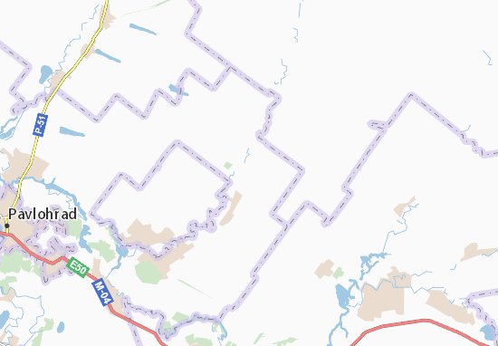 Karte Stadtplan Kokhivka