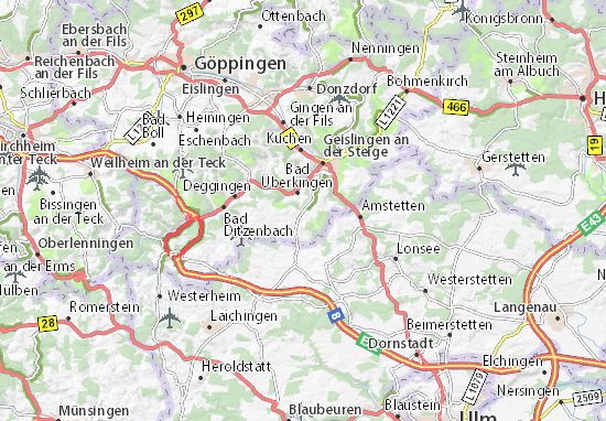 Karte Stadtplan Türkheim