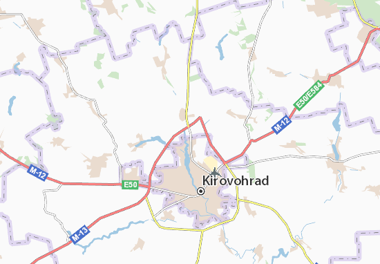 Karte Stadtplan Pidhaitsi