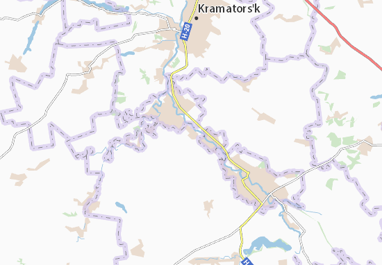 Kaart Plattegrond Kindrativka