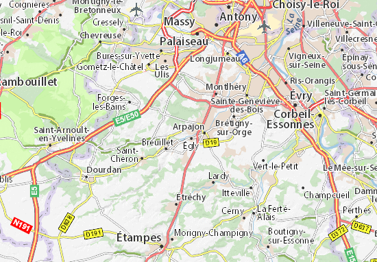 Mappe-Piantine Ollainville