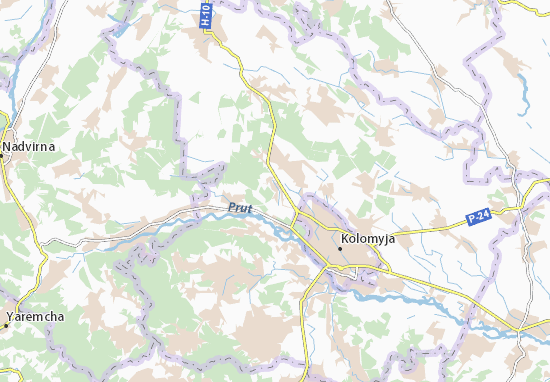Rakivchyk Map