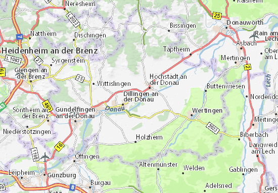 Karte Stadtplan Steinheim