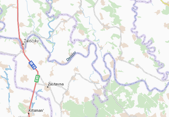 Karte Stadtplan Mytkiv