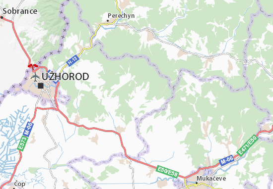 Karte Stadtplan Kybljary