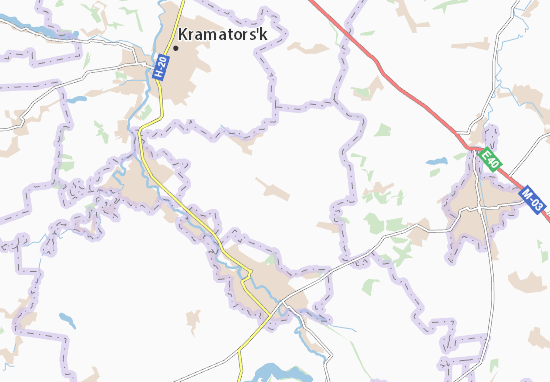 Karte Stadtplan Virolyubivka