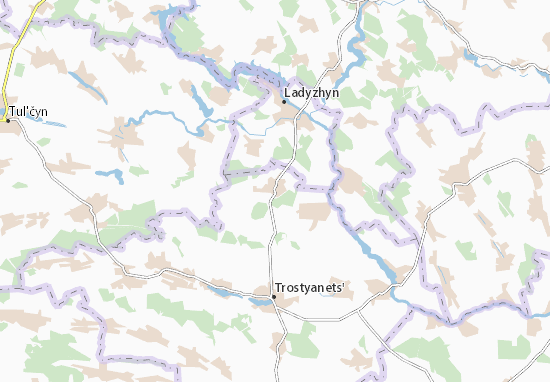 Olyanytsya Map