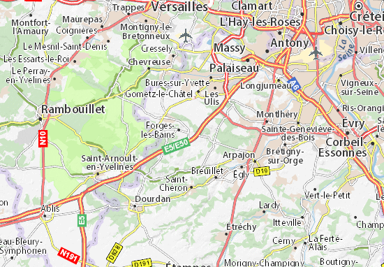 Karte Stadtplan Briis-sous-Forges