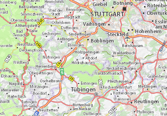 Mapa Altdorf