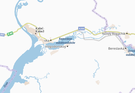 Karte Stadtplan Volgodonskoy