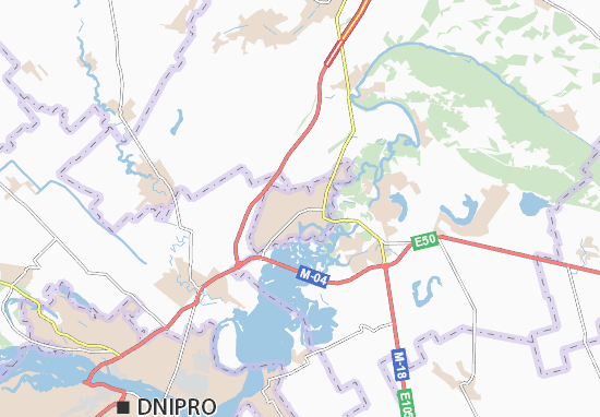Novomoskovs&#x27;k Map