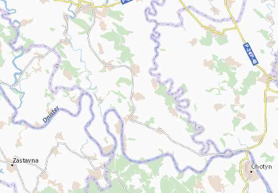 Mapa Ivane-Puste