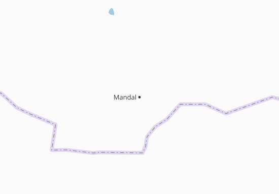 Karte Stadtplan Mandal