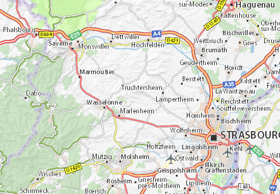 Mapa Ittlenheim