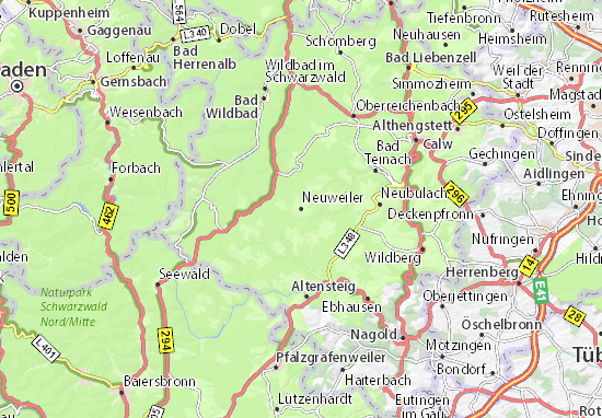 Mapa Neuweiler