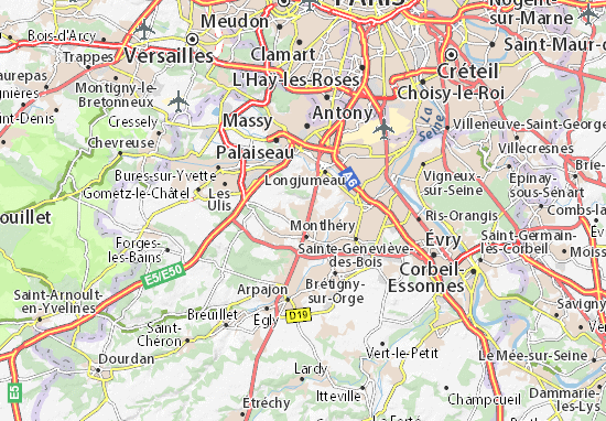 carte michelin la ville du bois plan la ville du bois viamichelin